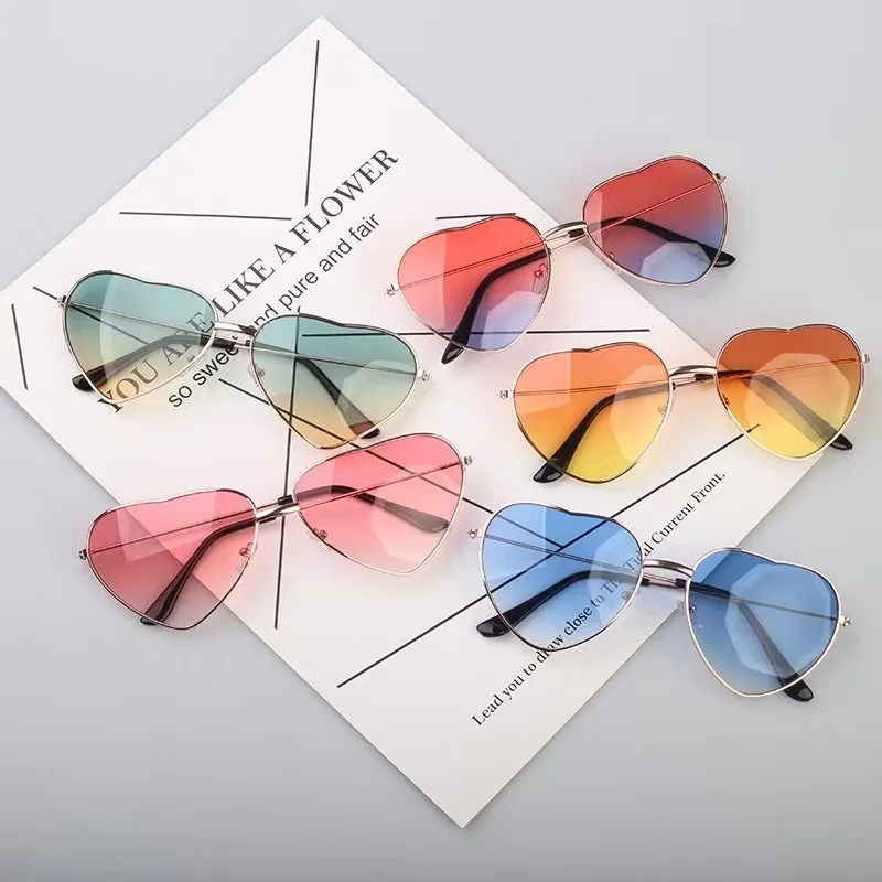 Fashion Heart Shaped Metal Sun - Women'S Fashion Eyewear 评论和价格