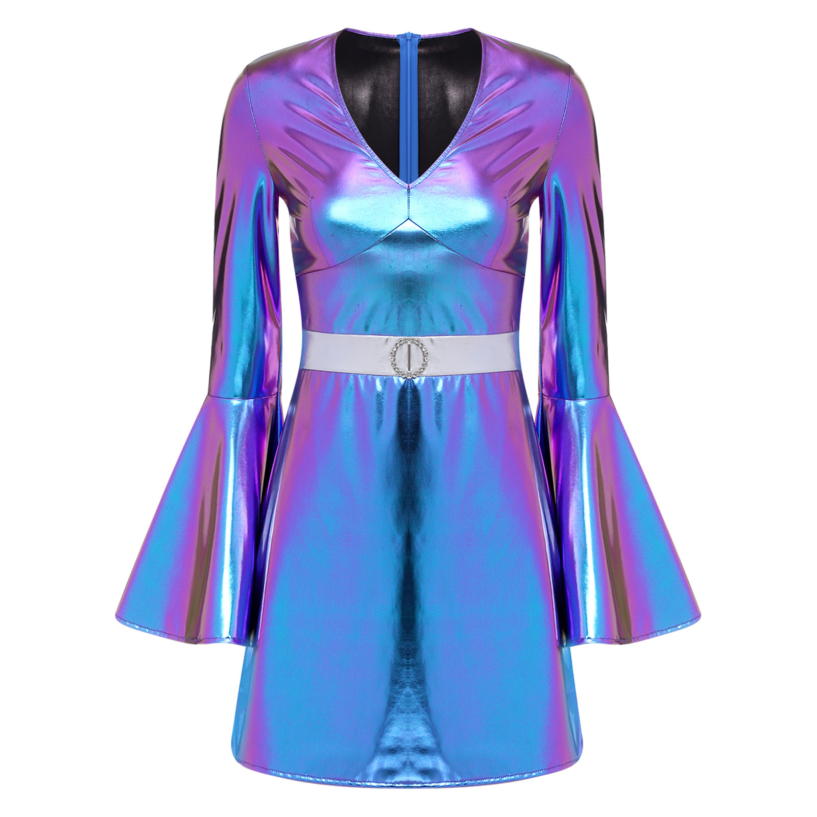 Womens Retro 70s Disco Bodycon - Women'S Fashion From The 70S 评论和价格