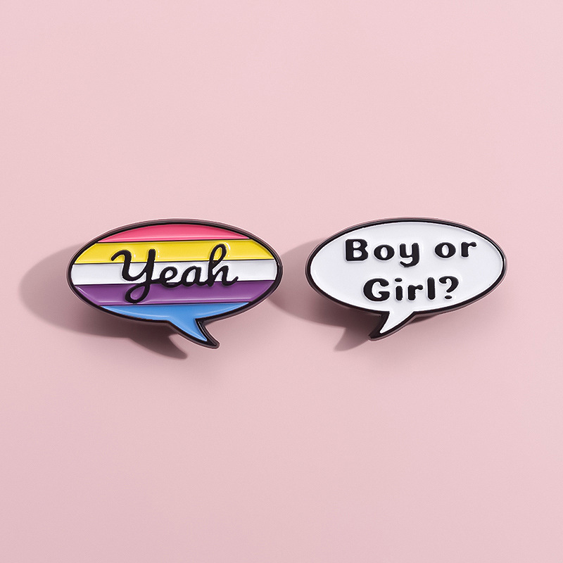 Cartoon Letter Metal Brooch Ra - Women Fashion History 评论和价格