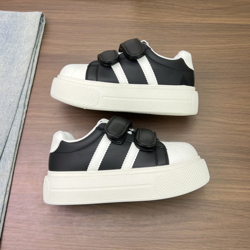 Women Striped Shell Toe Platfo - Women'S Fashion Velcro Sneakers 评论和价格