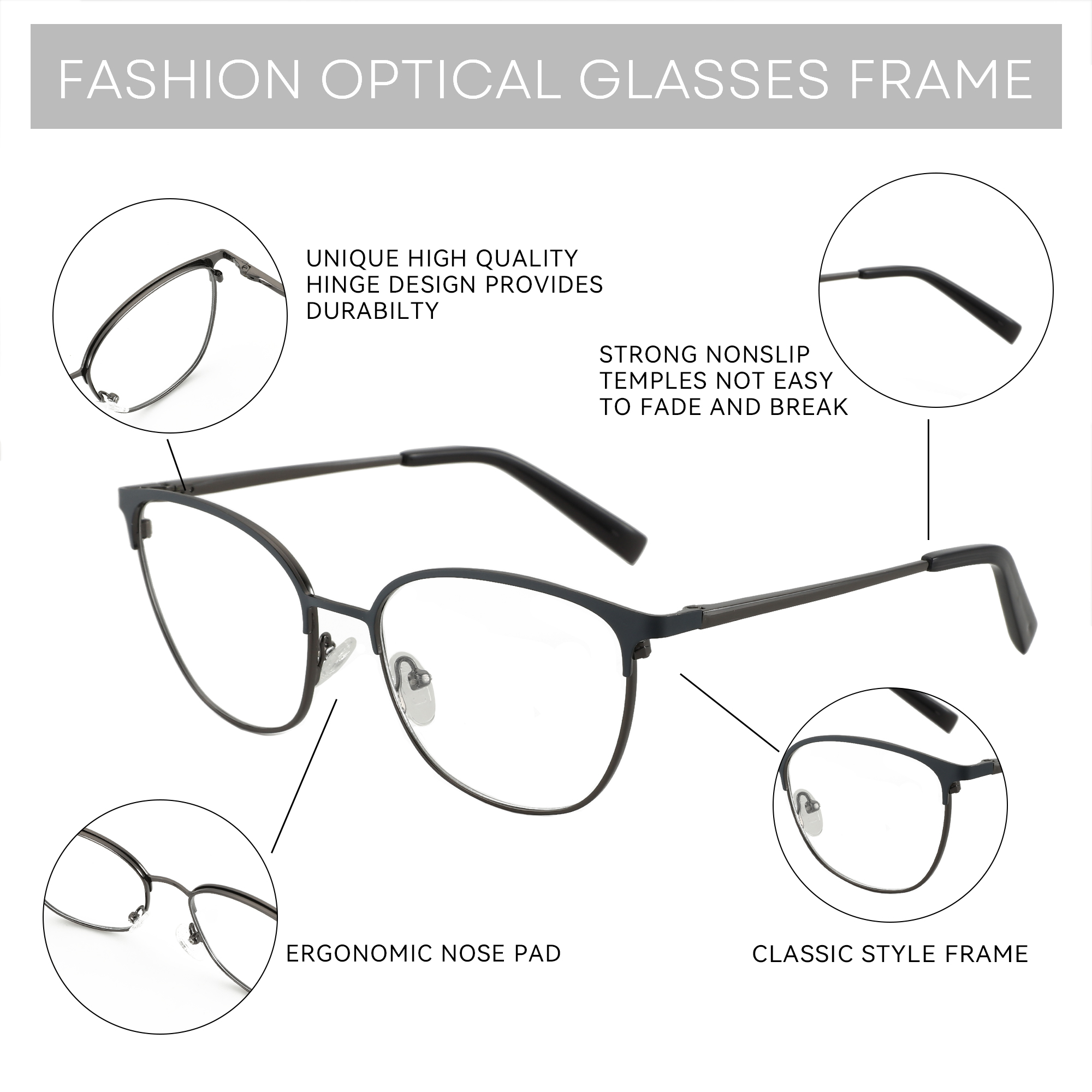 ZENOTTIC Fashion Square Optica - Women'S Fashion Glasses Non Prescription 评论和价格