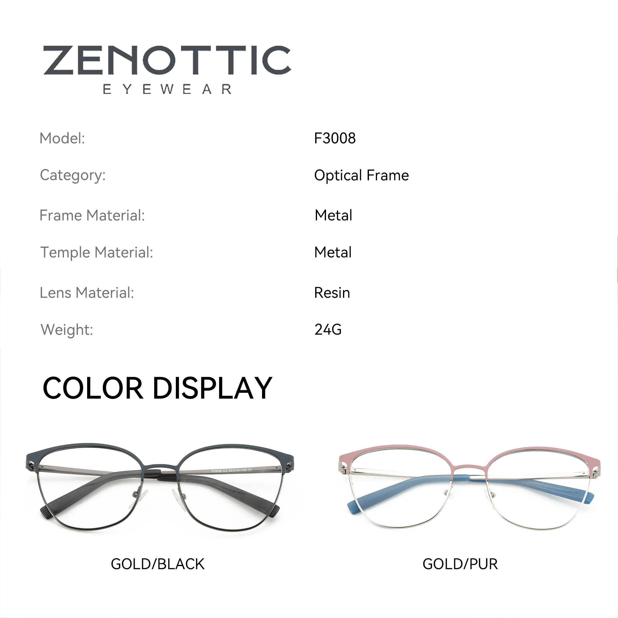 ZENOTTIC Fashion Square Optica - Women'S Fashion Glasses Non Prescription 评论和价格