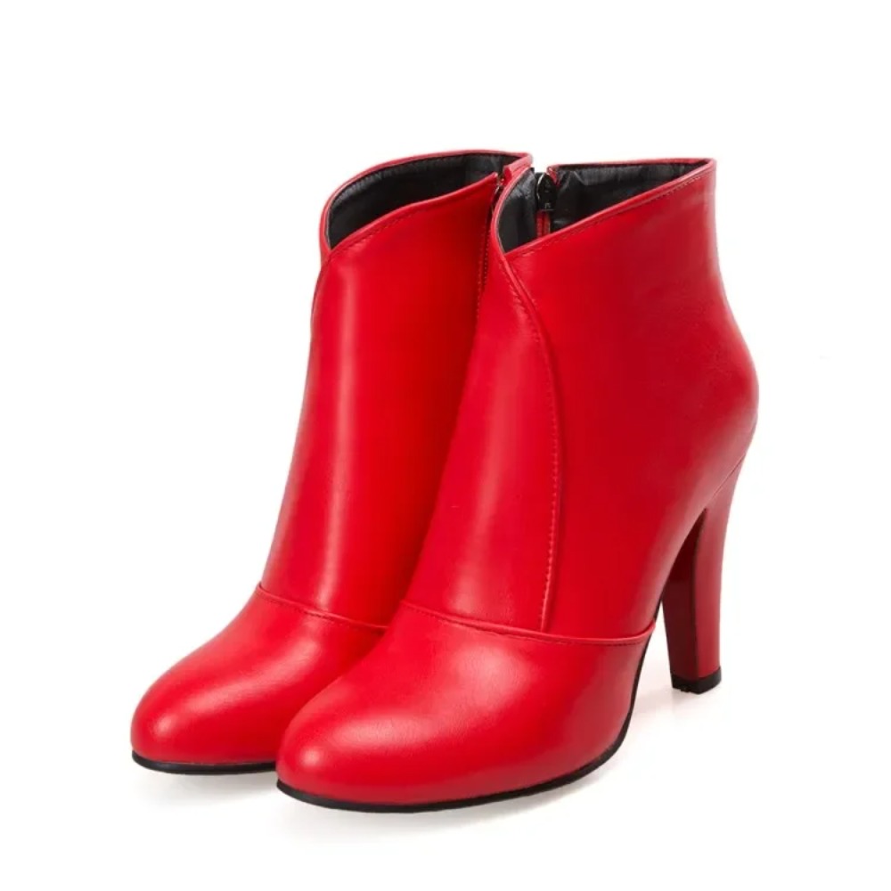 Botas De Mujer Round Toe Ankle - Women'S Fashion Riding Boots 评论和价格