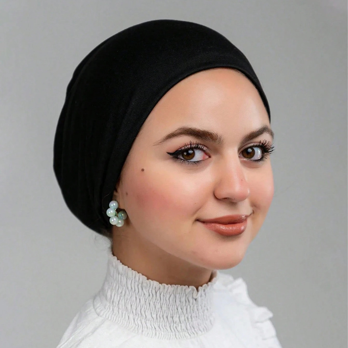 Hot Soild Cotton Modal Jersey  - Women Fashion Hats 评论和价格