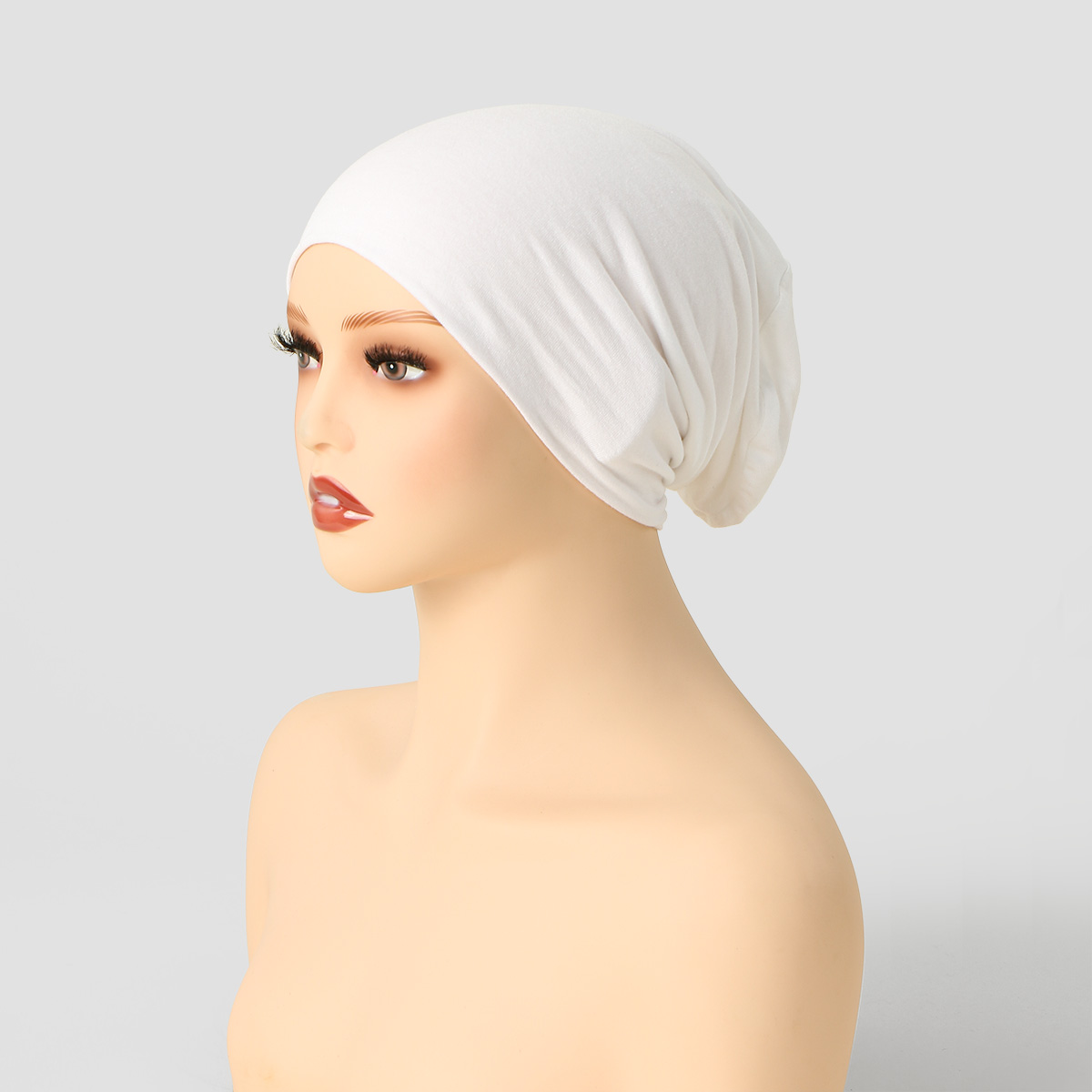 Hot Soild Cotton Modal Jersey  - Women Fashion Hats 评论和价格