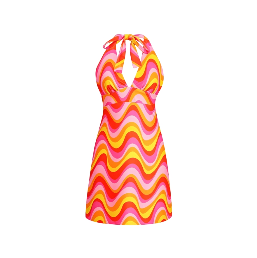 Retro 70s 80s Women Halter Bac - Women'S Fashion From The 70S 评论和价格