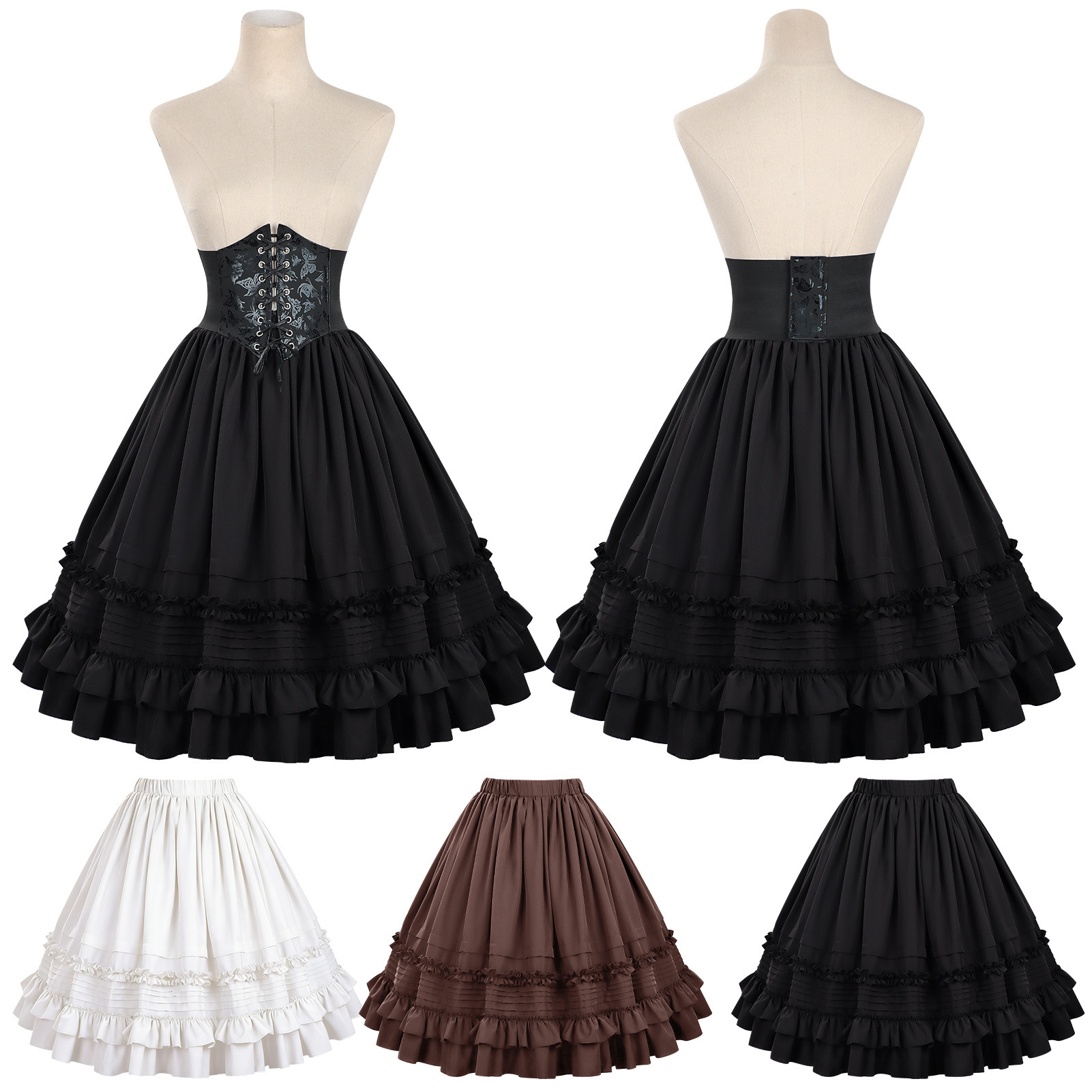 Women Medieval steampunk Layer - Corset Top Boned 评论和价格