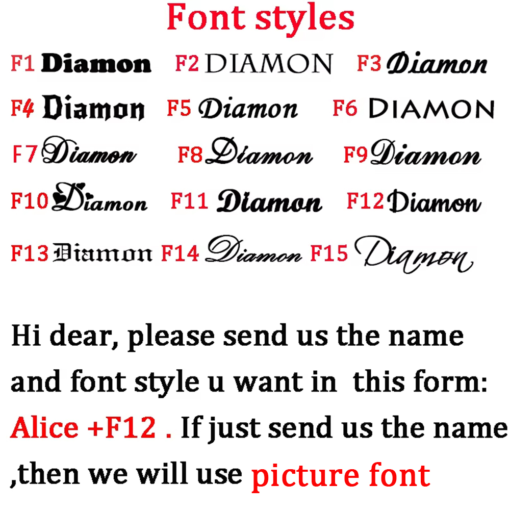 Diamon Customized Hollow Name  - Women'S Fashion Rings Gold 评论和价格