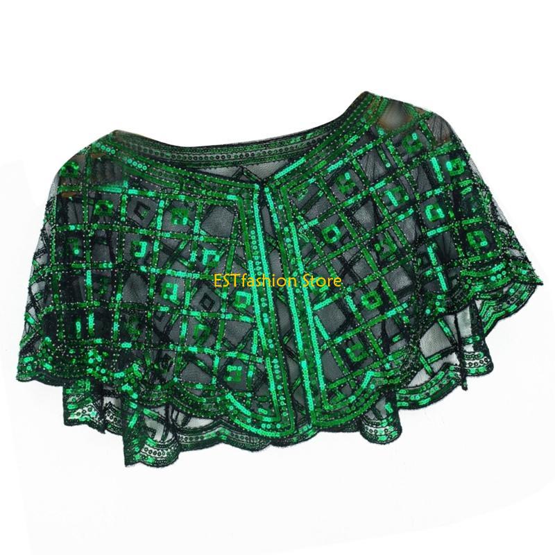 Y5GC 1920s Blingbling Shawl Sh - Women'S Fashion Roaring 20S 评论和价格