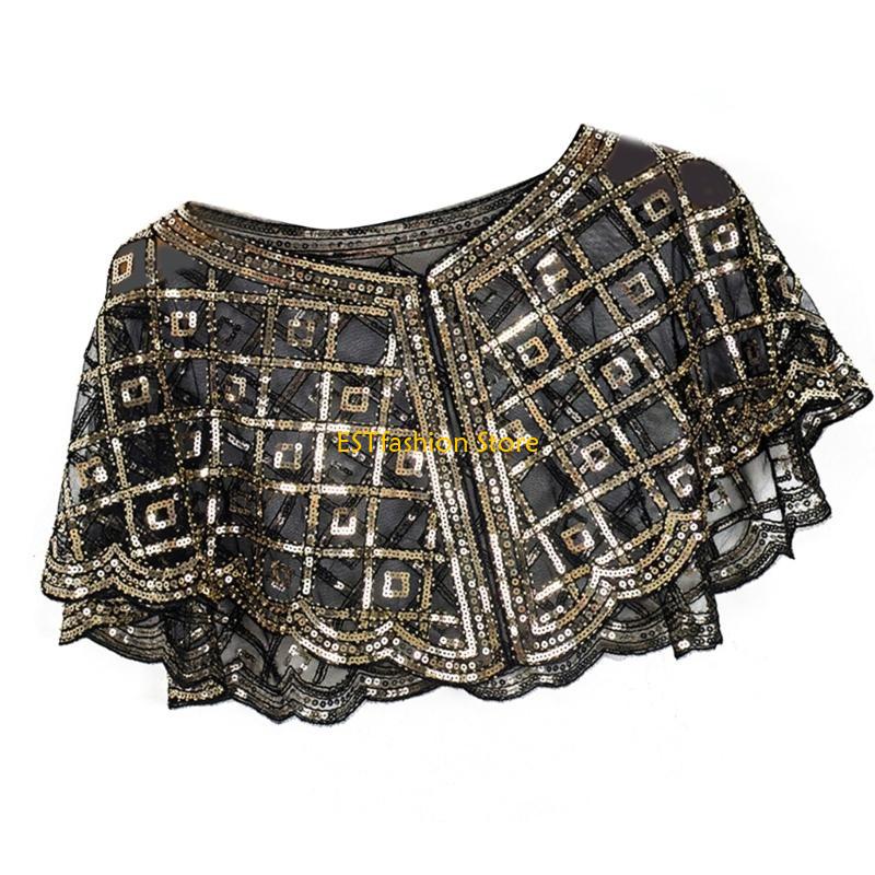 Y5GC 1920s Blingbling Shawl Sh - Women'S Fashion Roaring 20S 评论和价格