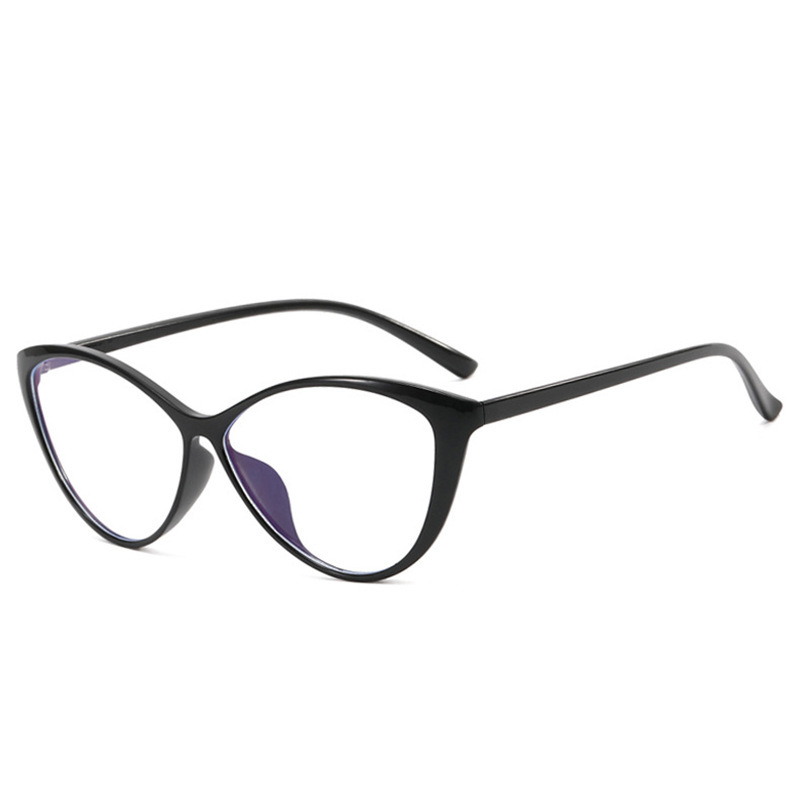 New Large-frame Cat-eye Retro  - Women'S Fashion Glasses Non Prescription 评论和价格