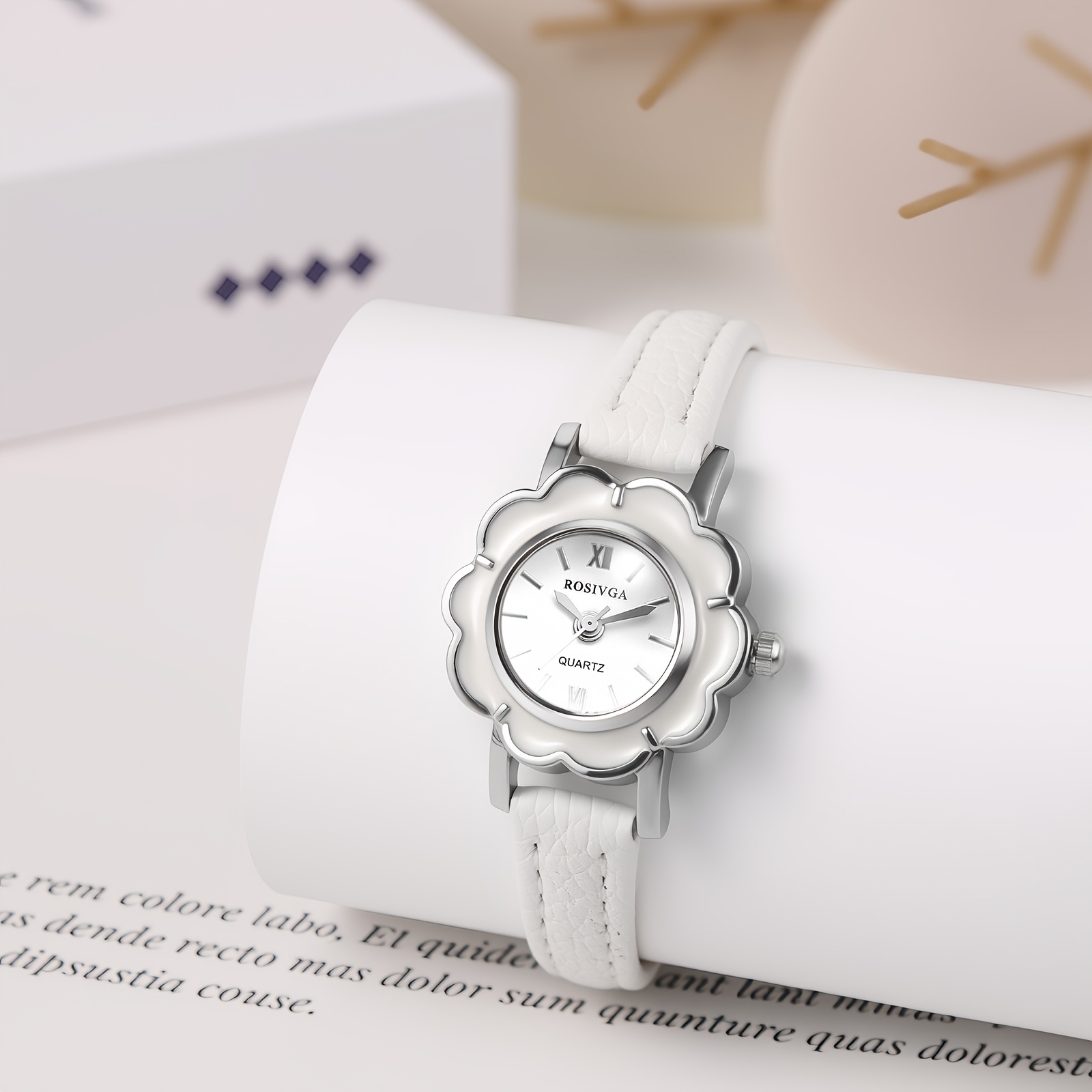 Women Floral Shape Quartz Wris - Women'S Fashion Digital Watch 评论和价格
