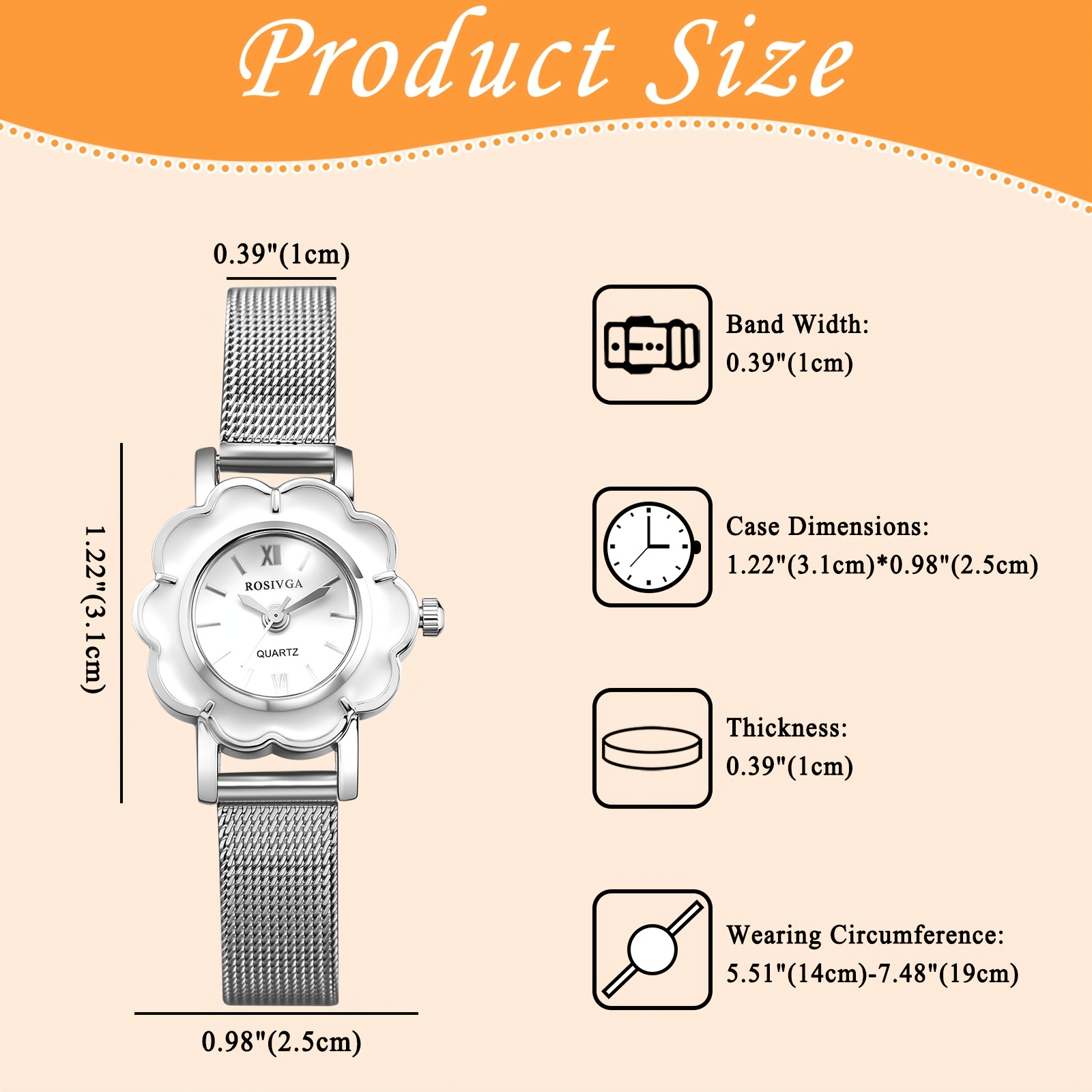 Women Floral Shape Quartz Wris - Women'S Fashion Digital Watch 评论和价格