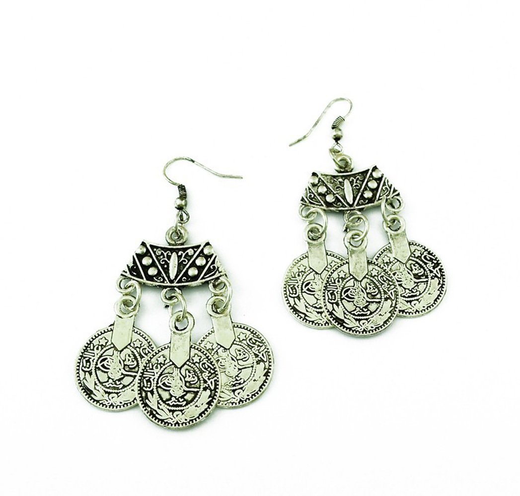 Vintage Silvery Beach Coins Ch - Women Fashion Pakistan 评论和价格