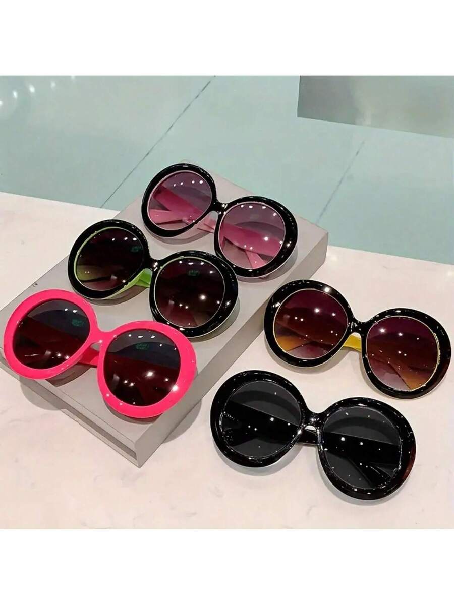 Women's Large Round Frame Glas - Women'S Fashion Glasses Non Prescription 评论和价格