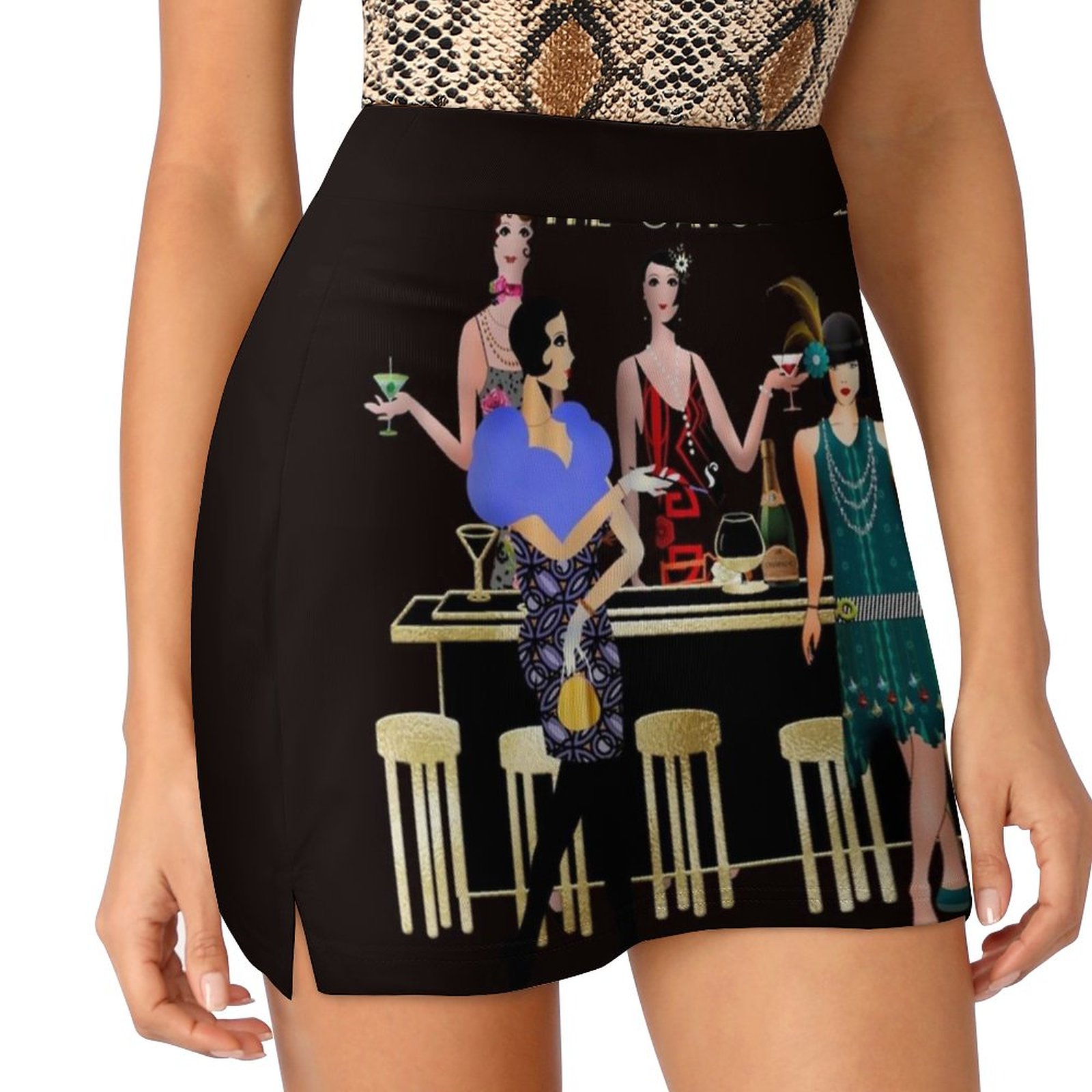The Gatsby Era Skirts Woman Fa - Women'S Fashion Roaring 20S 评论和价格