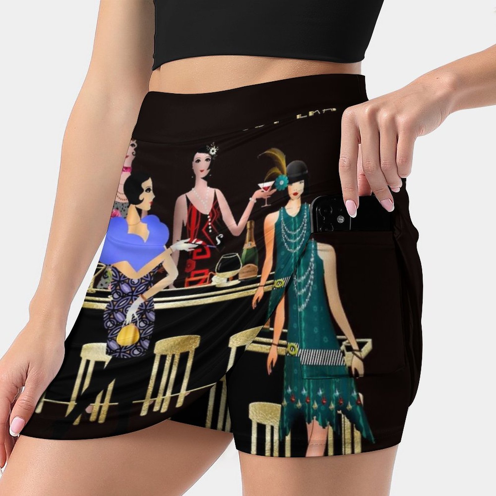 The Gatsby Era Skirts Woman Fa - Women'S Fashion Roaring 20S 评论和价格