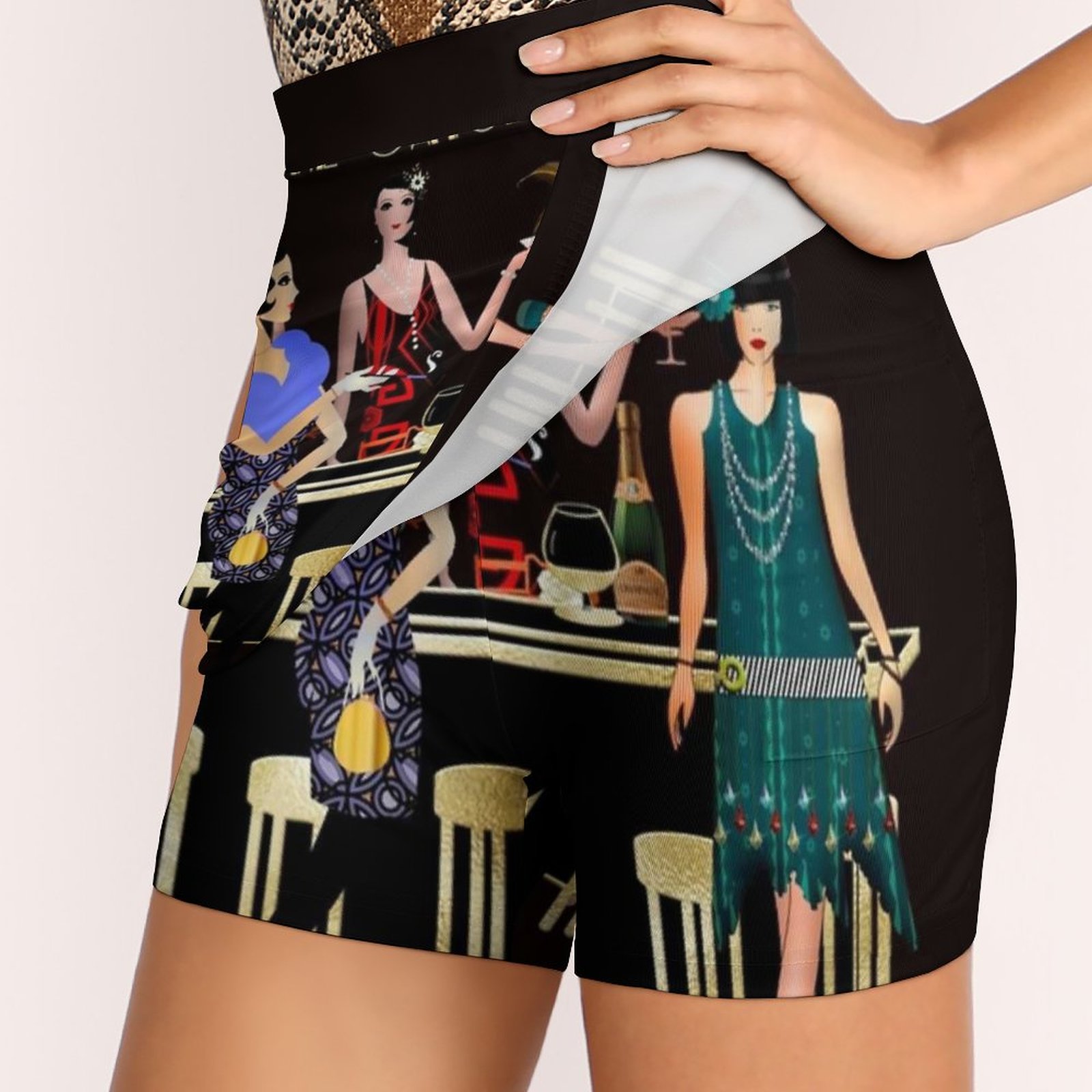 The Gatsby Era Skirts Woman Fa - Women'S Fashion Roaring 20S 评论和价格