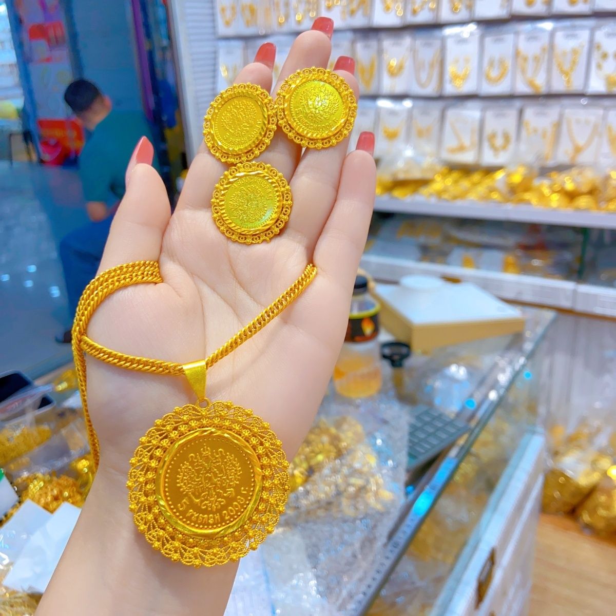 New 24K Gold Plated Dubai Jewe - Women'S Fashion Rings Gold 评论和价格