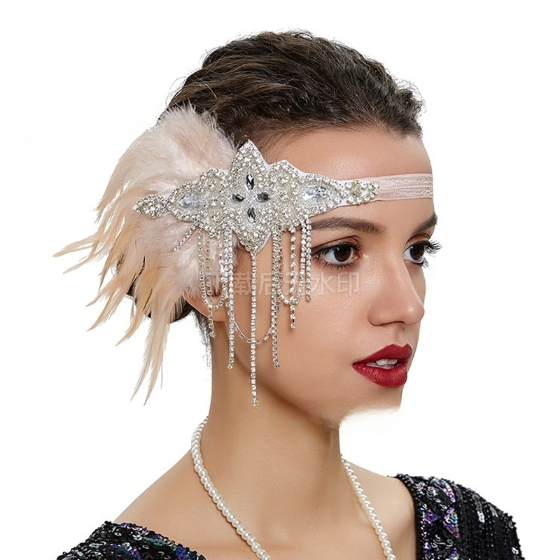 Vintage 1920s Flapper Headband - Women'S Fashion Roaring 20S 评论和价格