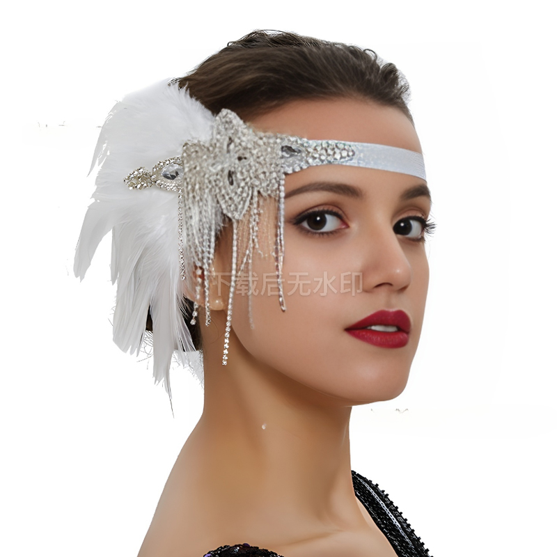 Vintage 1920s Flapper Headband - Women'S Fashion Roaring 20S 评论和价格