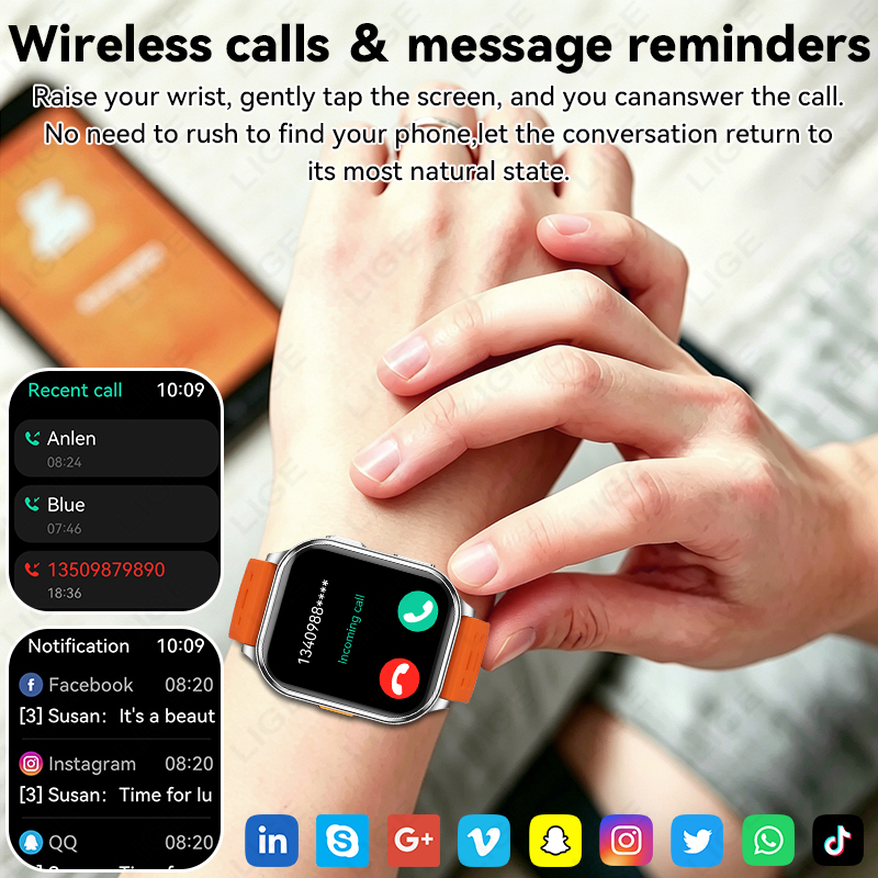 LIGE 2026 Camera Smart Watch M - Women Fashion Video 评论和价格