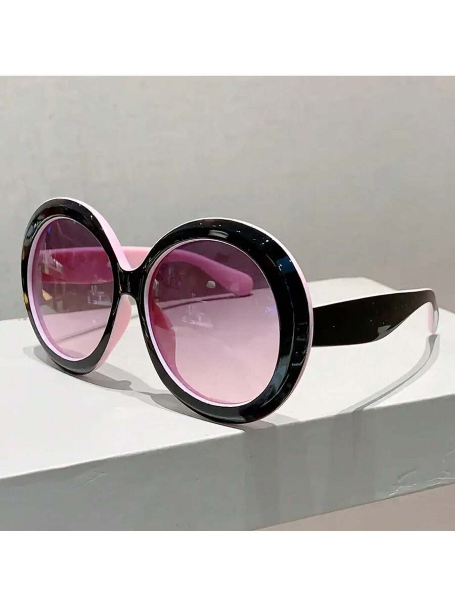 Women's Large Round Frame Glas - Women'S Fashion Glasses Non Prescription 评论和价格