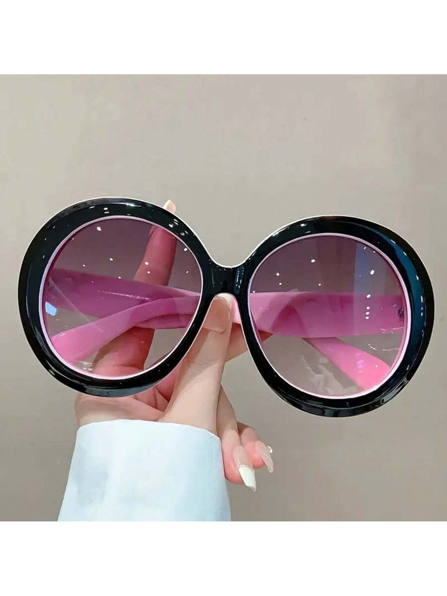 Women's Large Round Frame Glas - Women'S Fashion Glasses Non Prescription 评论和价格