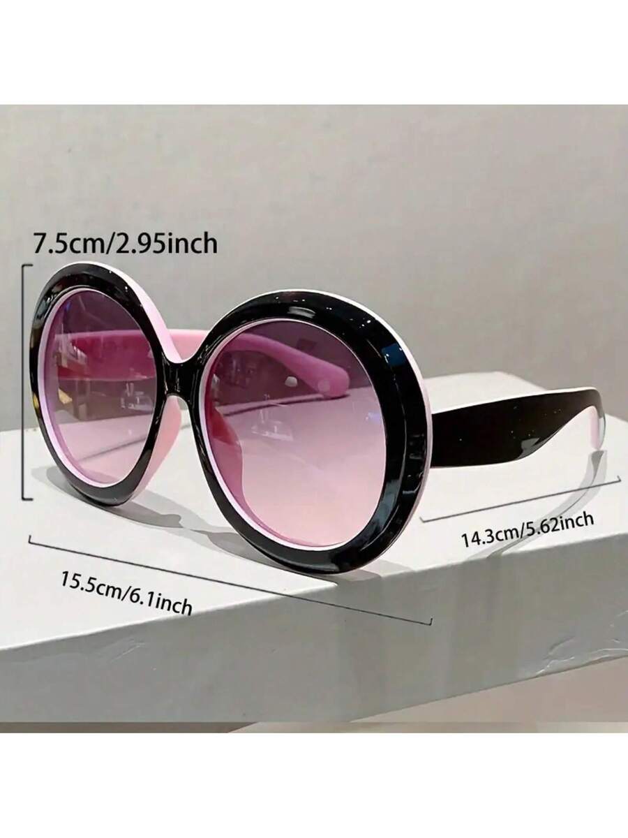 Women's Large Round Frame Glas - Women'S Fashion Glasses Non Prescription 评论和价格