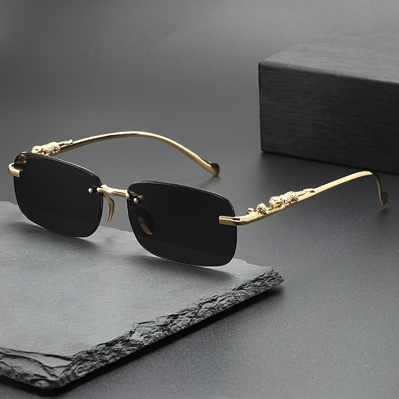 Fashion Rimless Metal Sunglass - Women'S Fashion Eyewear 评论和价格
