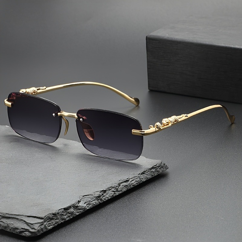 Fashion Rimless Metal Sunglass - Women'S Fashion Eyewear 评论和价格