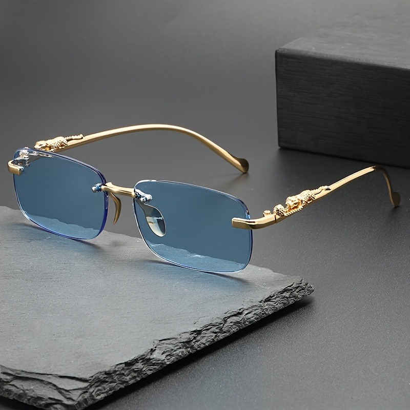 Fashion Rimless Metal Sunglass - Women'S Fashion Eyewear 评论和价格
