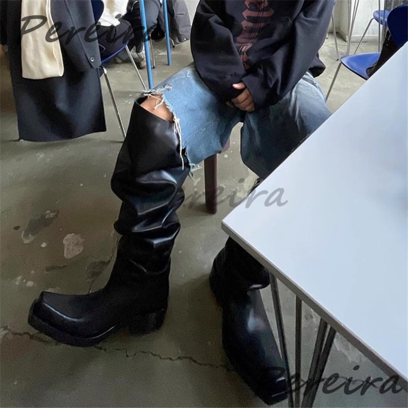 Thick Soled Over The Knee Boot - Women'S Fashion Riding Boots 评论和价格