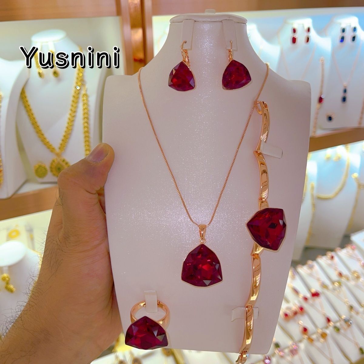 New UK 24K Gold Plated Necklac - Women'S Fashion Rings Gold 评论和价格