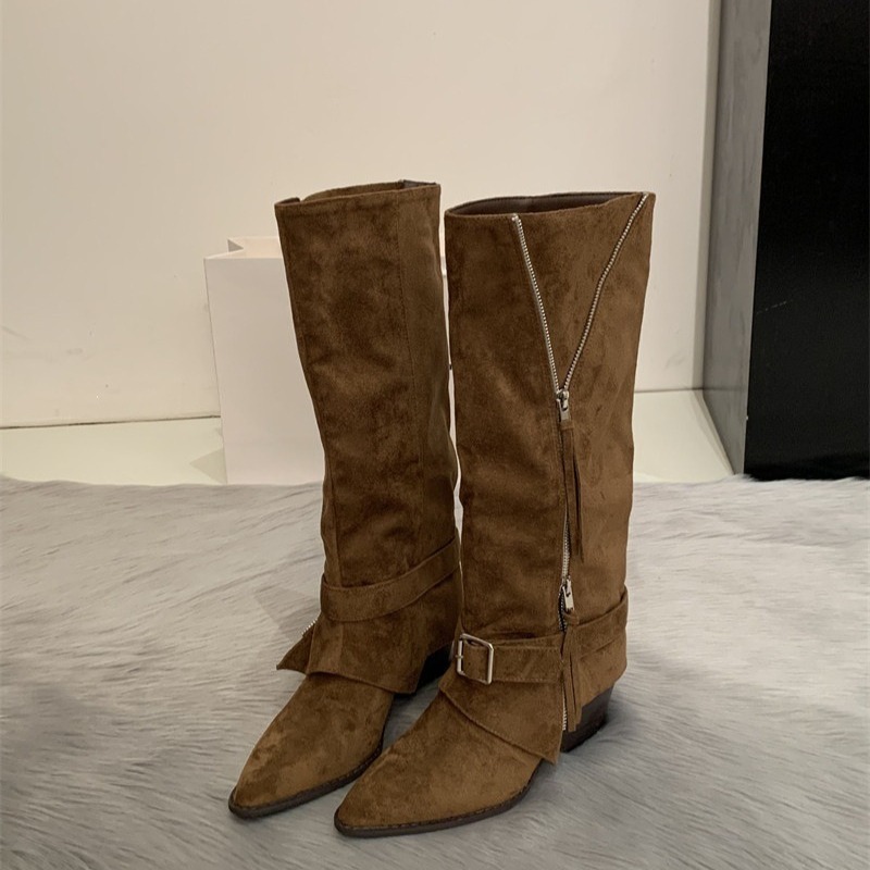 Women's Boots Vintage Suede Le - Women Fashion Youtube 评论和价格