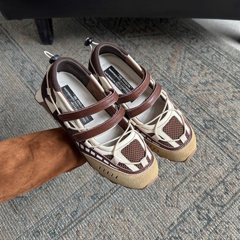 Women's Flat Sports Shoes Soft - Women'S Fashion Velcro Sneakers 评论和价格