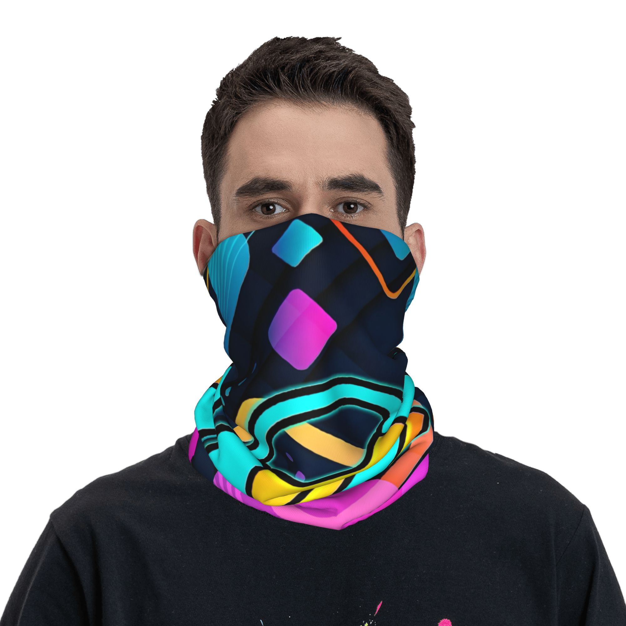 Geometry Dash Bandana Neck Cov - Women Fashion Video 评论和价格
