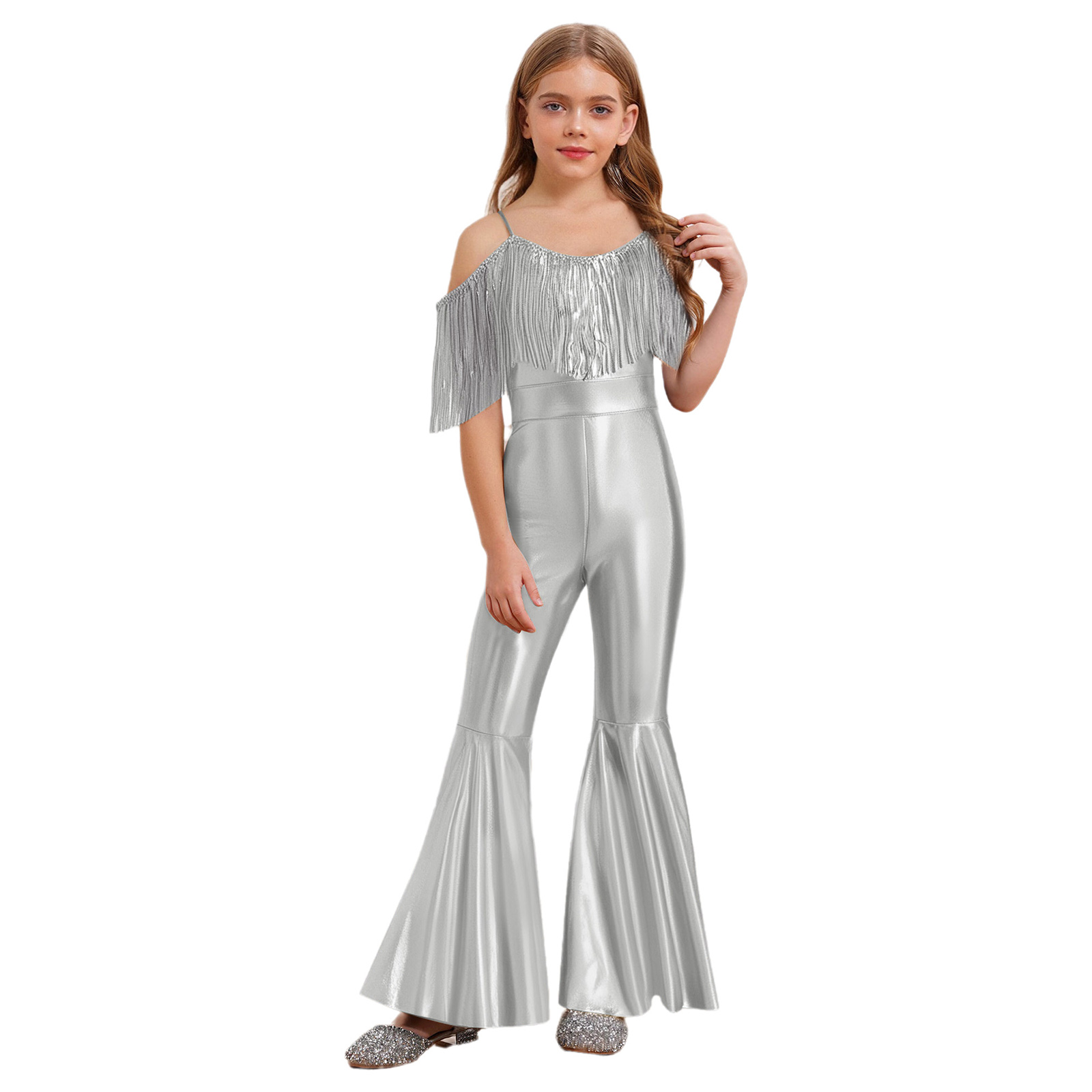 Girls Fashion Romper Sequins T - Women'S Fashion From The 70S 评论和价格