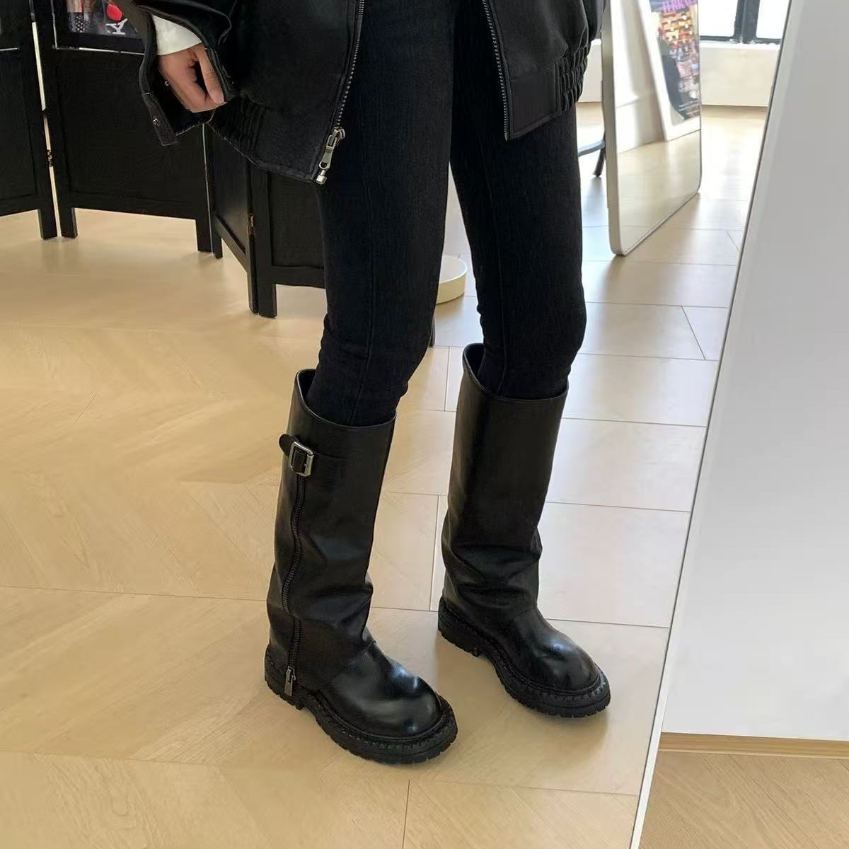 Women Boots Thick Sole Height  - Women Fashion Youtube 评论和价格