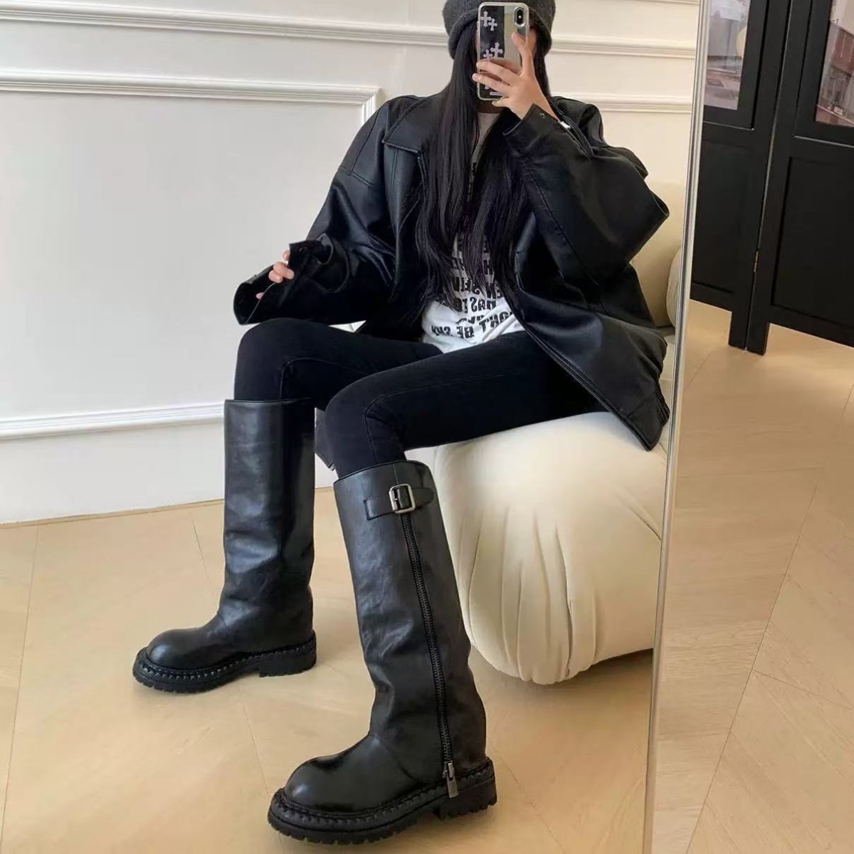 Women Boots Thick Sole Height  - Women Fashion Youtube 评论和价格