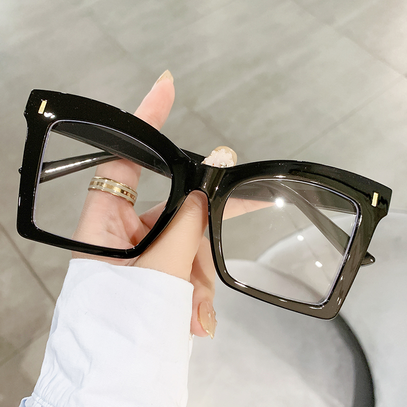 1Pc Women's Fashionable Non-Pr - Women'S Fashion Glasses Non Prescription 评论和价格
