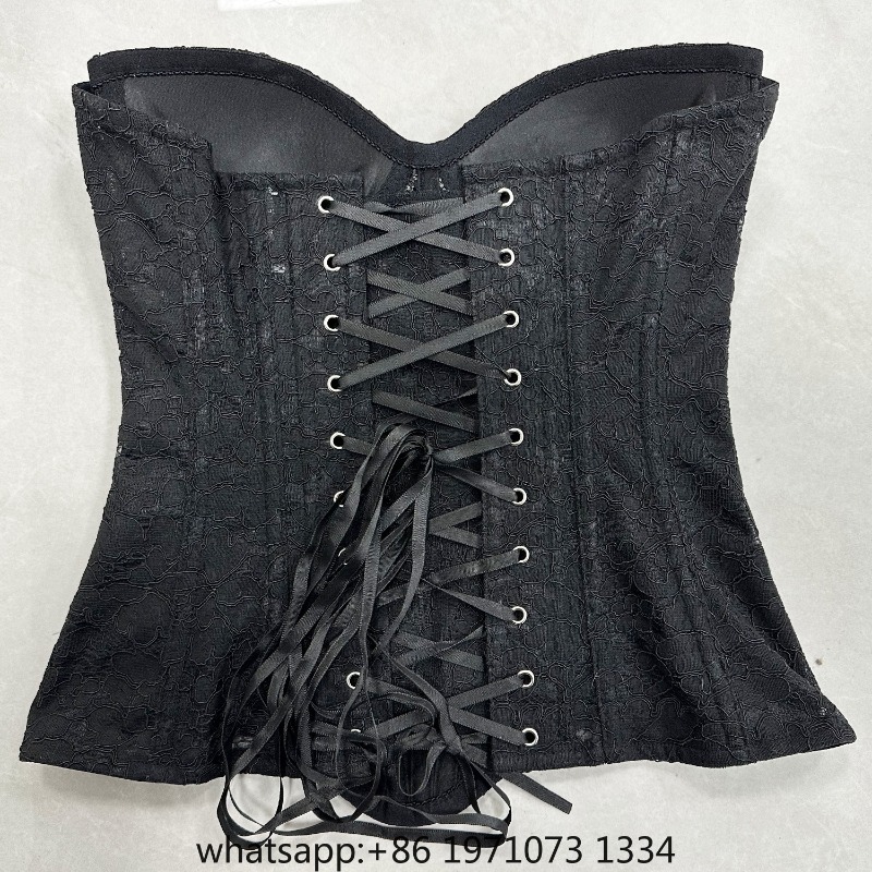 Women Lace Corset Bustier Over - Corset Top Boned 评论和价格