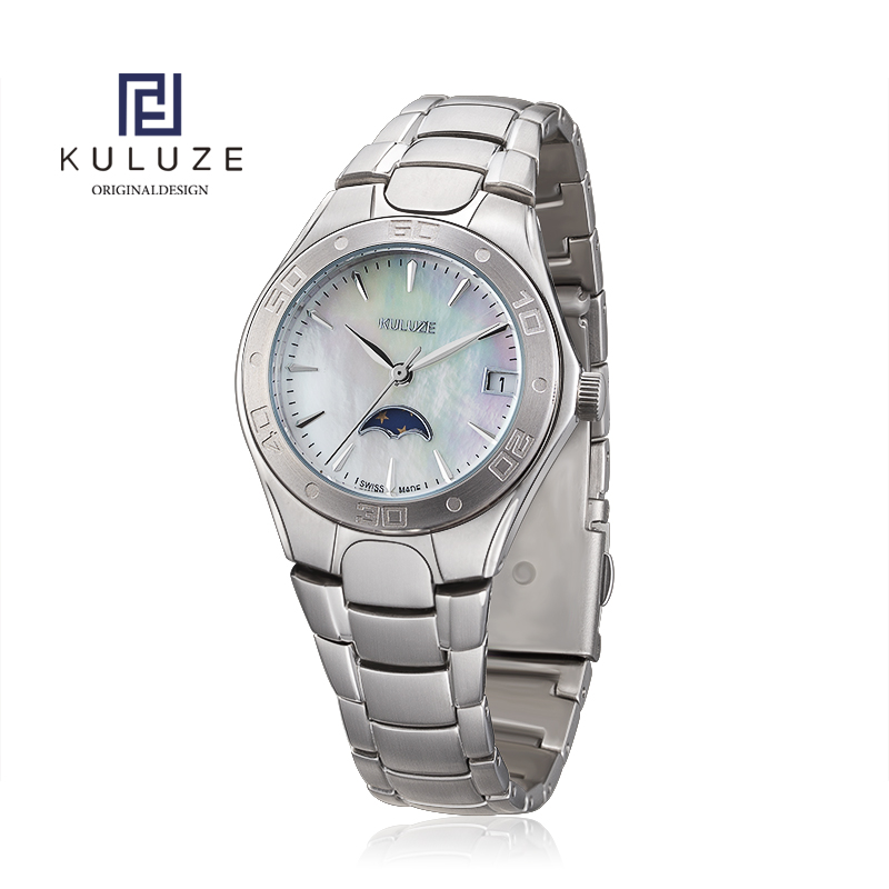 KULUZE Titanium Lady Watch Swi - Women'S Fashion Digital Watch 评论和价格